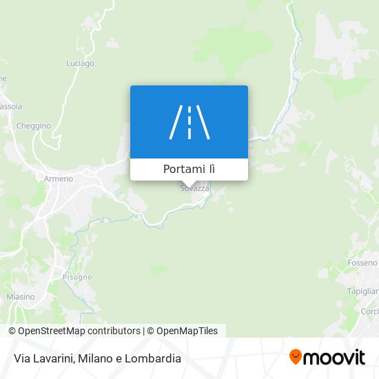 Mappa Via Lavarini