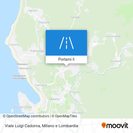 Mappa Viale Luigi Cadorna