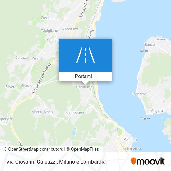 Mappa Via Giovanni Galeazzi