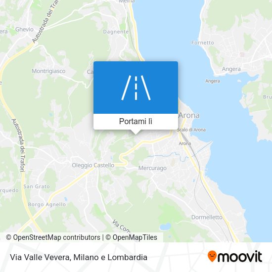 Mappa Via Valle Vevera
