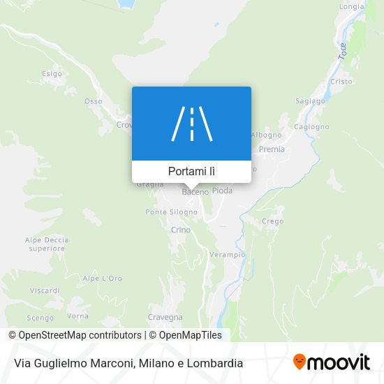 Mappa Via Guglielmo Marconi