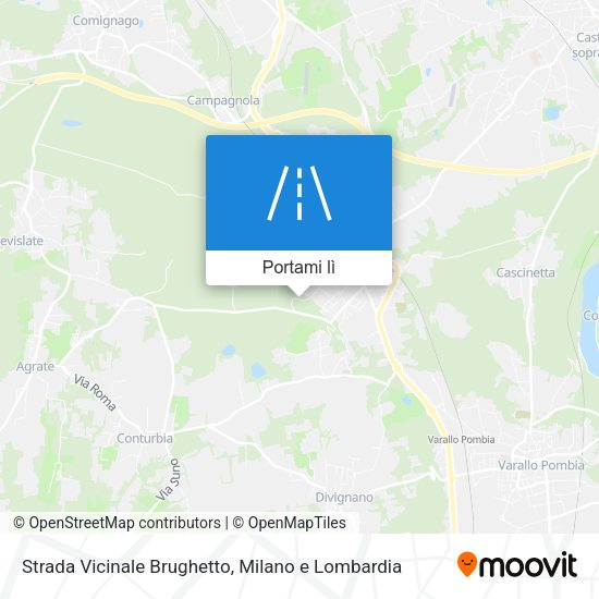 Mappa Strada Vicinale Brughetto
