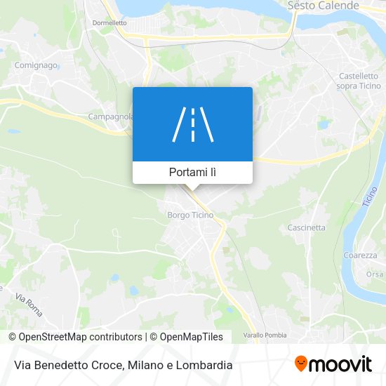 Mappa Via Benedetto Croce