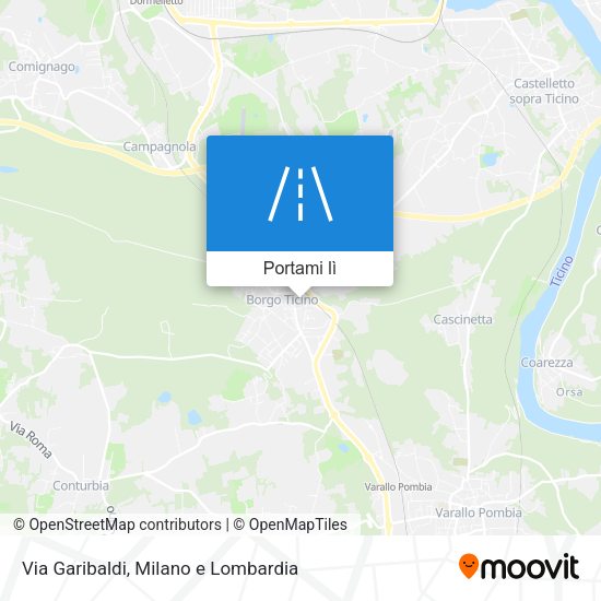 Mappa Via Garibaldi