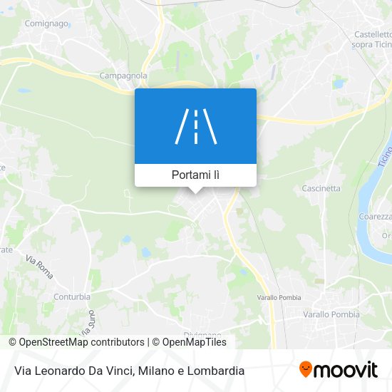 Mappa Via Leonardo Da Vinci