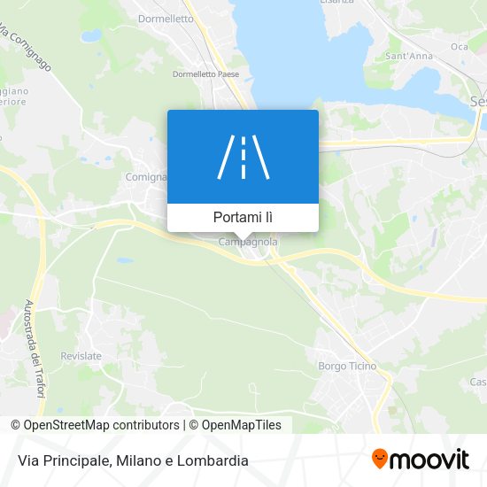 Mappa Via Principale