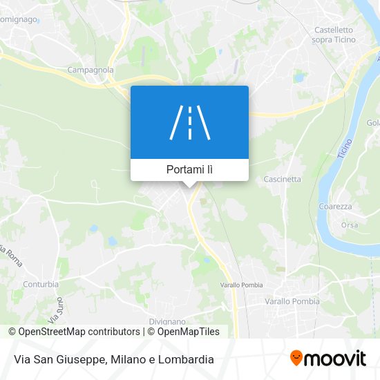 Mappa Via San Giuseppe