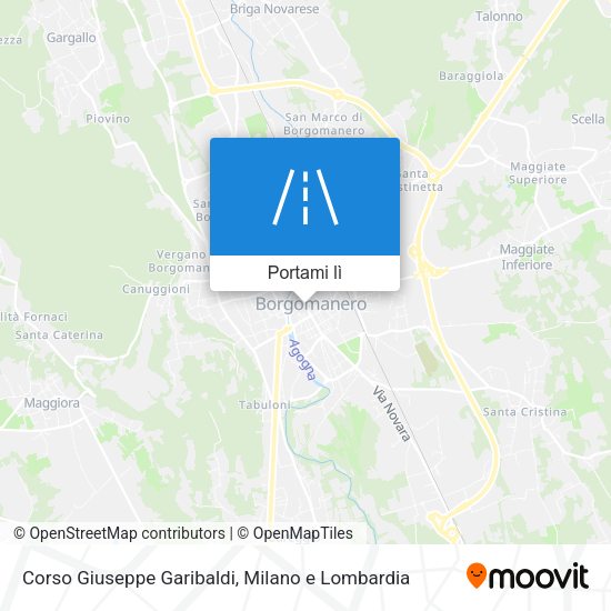 Mappa Corso Giuseppe Garibaldi