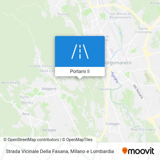 Mappa Strada Vicinale Della Fasana