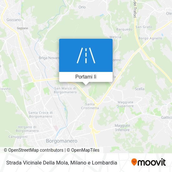 Mappa Strada Vicinale Della Mola