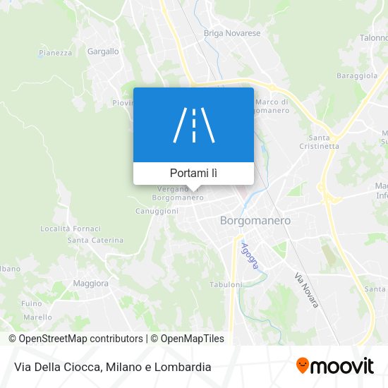 Mappa Via Della Ciocca