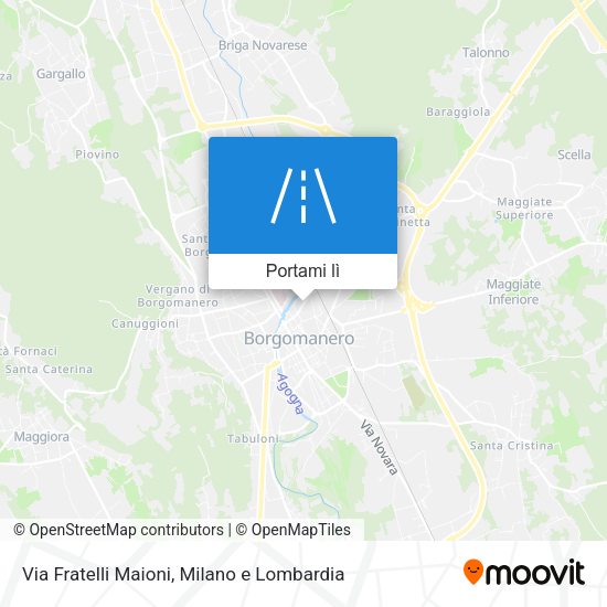 Mappa Via Fratelli Maioni