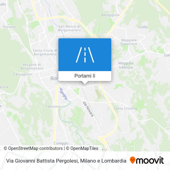 Mappa Via Giovanni Battista Pergolesi