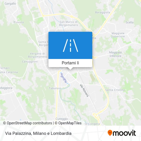 Mappa Via Palazzina