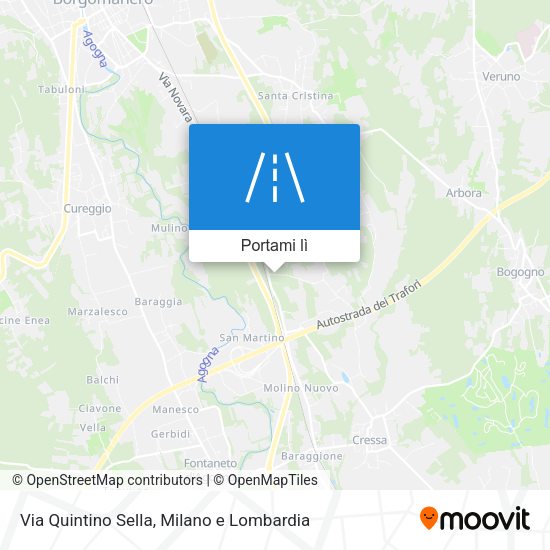 Mappa Via Quintino Sella