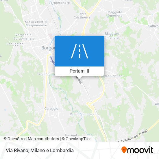 Mappa Via Rivano