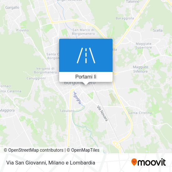 Mappa Via San Giovanni