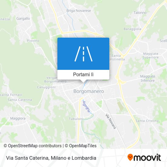 Mappa Via Santa Caterina