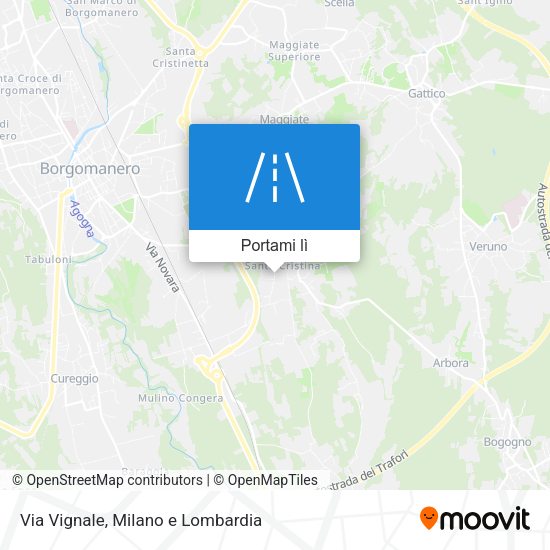 Mappa Via Vignale