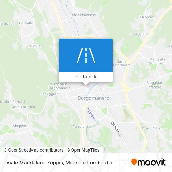 Mappa Viale Maddalena Zoppis