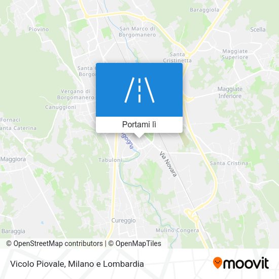 Mappa Vicolo Piovale