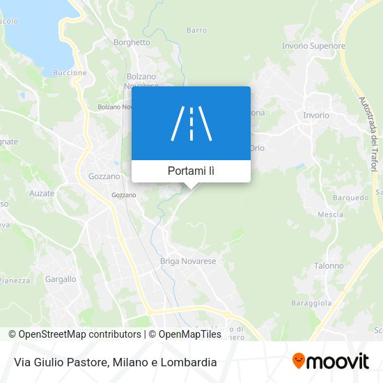 Mappa Via Giulio Pastore