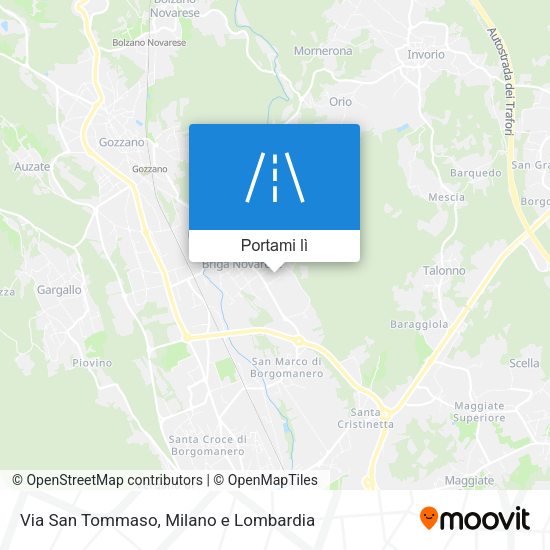 Mappa Via San Tommaso