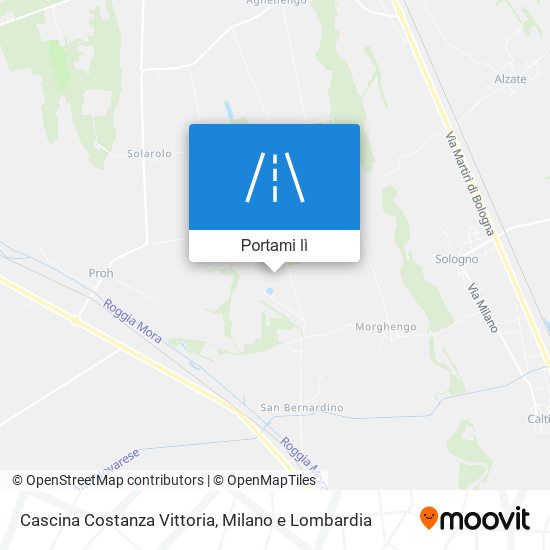 Mappa Cascina Costanza Vittoria
