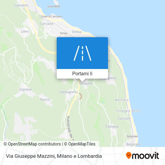 Mappa Via Giuseppe Mazzini