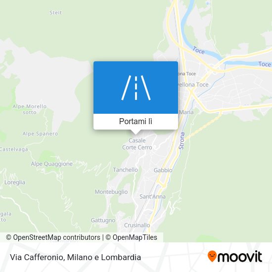 Mappa Via Cafferonio