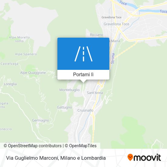 Mappa Via Guglielmo Marconi