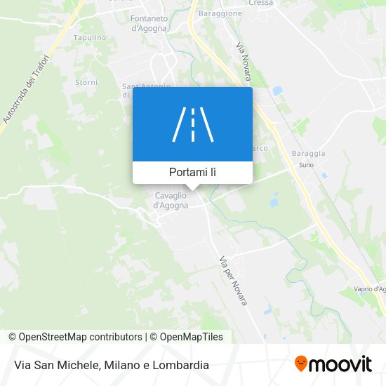 Mappa Via San Michele