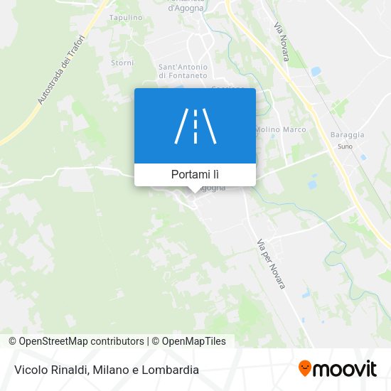 Mappa Vicolo Rinaldi