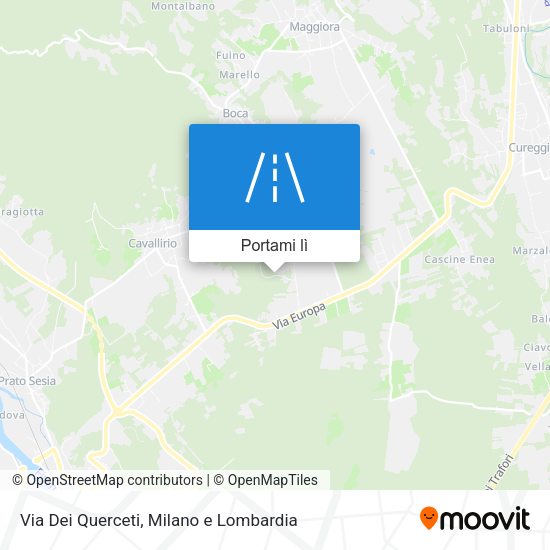 Mappa Via Dei Querceti
