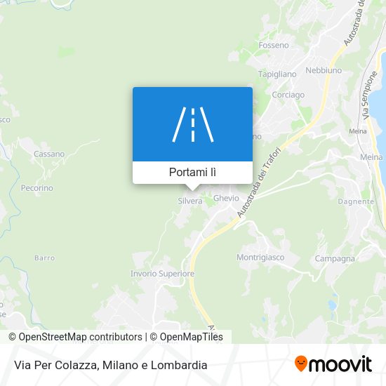 Mappa Via Per Colazza