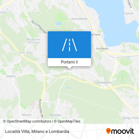 Mappa Località Villa