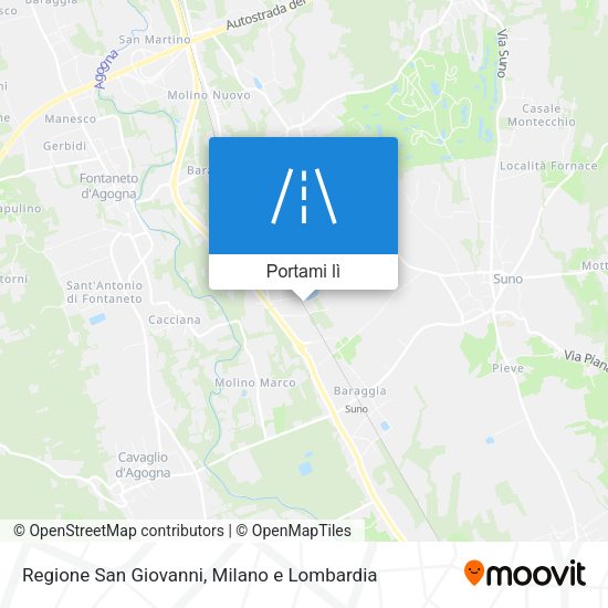 Mappa Regione San Giovanni