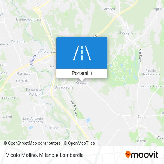 Mappa Vicolo Molino
