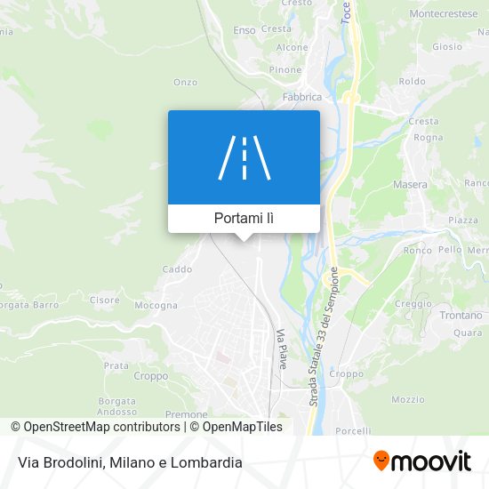 Mappa Via Brodolini