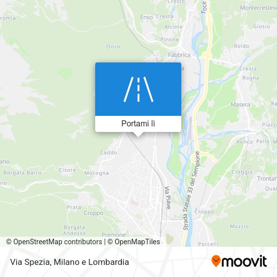 Mappa Via Spezia
