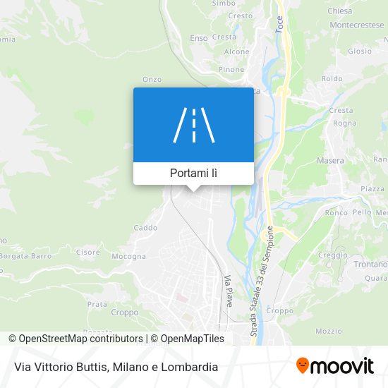 Mappa Via Vittorio Buttis