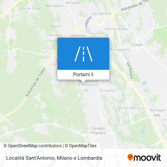 Mappa Località Sant'Antonio