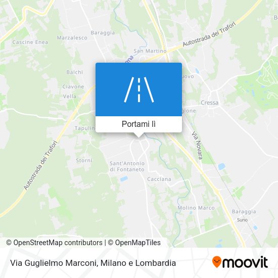 Mappa Via Guglielmo Marconi