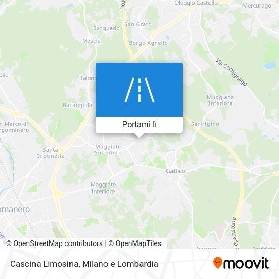 Mappa Cascina Limosina