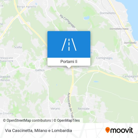 Mappa Via Cascinetta