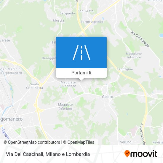 Mappa Via Dei Cascinali