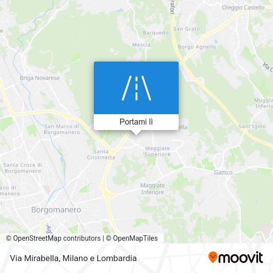 Mappa Via Mirabella
