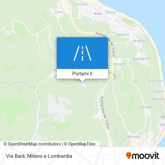 Mappa Via Barè