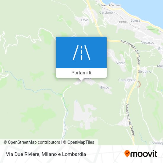 Mappa Via Due Riviere