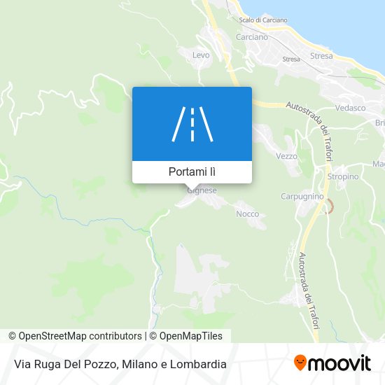 Mappa Via Ruga Del Pozzo